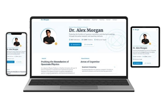 Academic Portfolio - Dr. Morgan